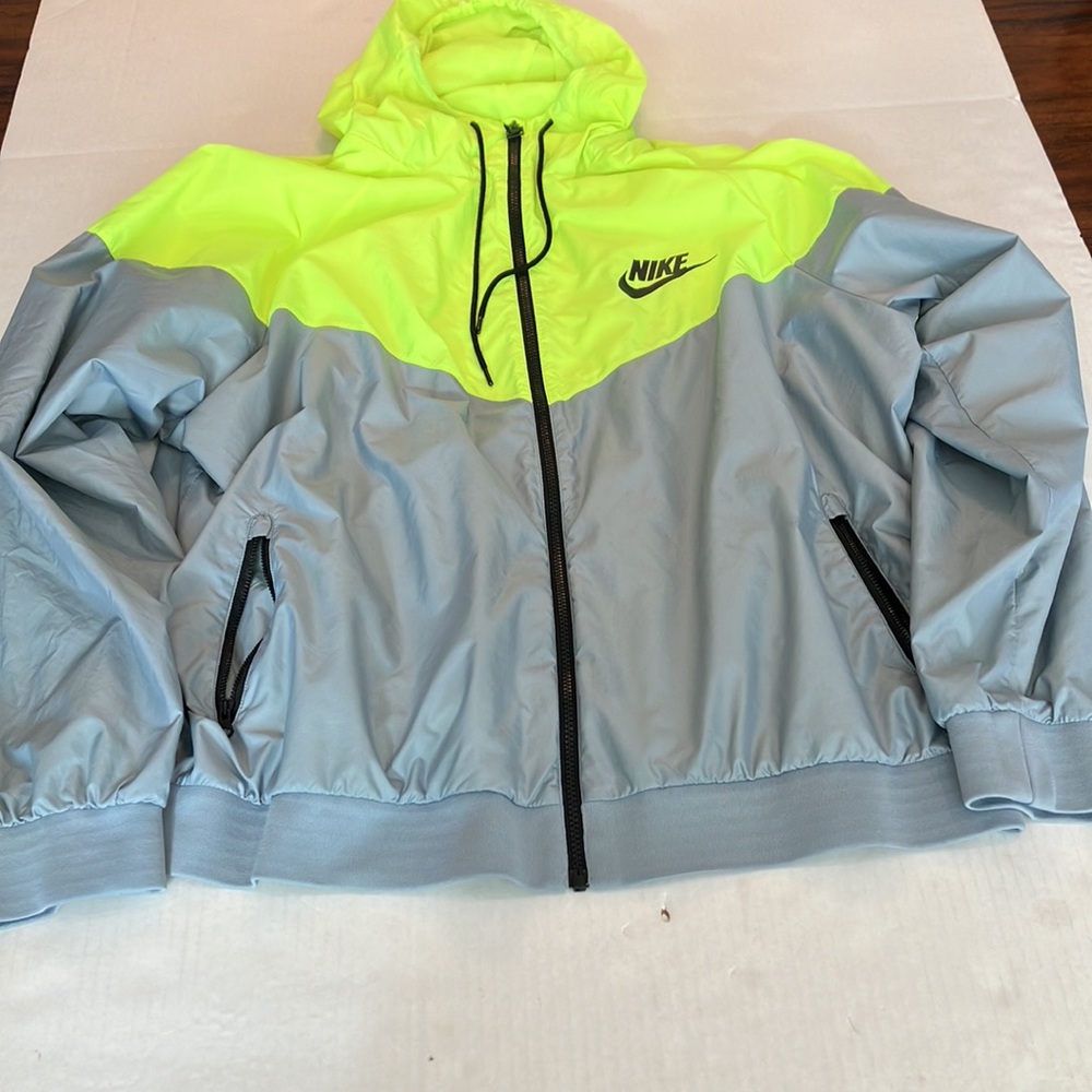 Men’s Nike 3XL windbreaker yellow and gray